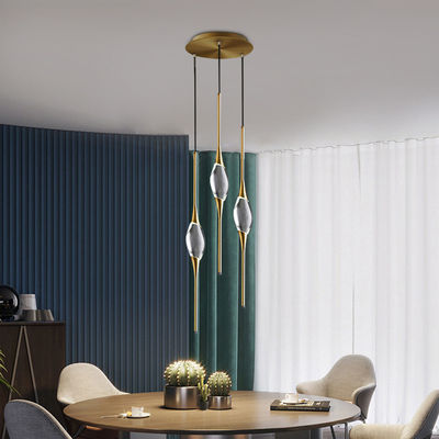 Nordic Crystal pendant lights Black / Golden Plated Rod Light with Shiny suspension lamp LED Pendant Lamp(WH-AP-181)