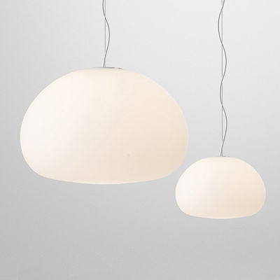 Nordic Pendant Light Minimalist White Restaurant Halfdan White Frosted Glass Pendant Light(WH-AP-343)