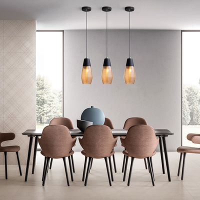 Nordic E27 pendant lamp simple coffee personality Gerd Gorgeous Glass Modern Pendant Light(WH-AP-344)