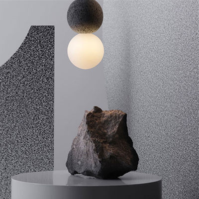 Nordic Creative Pendant Lamp for Living Room Dorte Cement Scandinavian Minimalist Pendant Light(WH-AP-345)