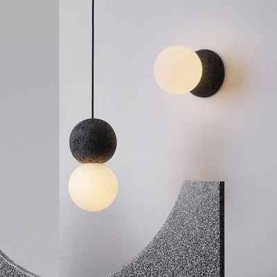 Nordic Creative Pendant Lamp for Living Room Dorte Cement Scandinavian Minimalist Pendant Light(WH-AP-345)