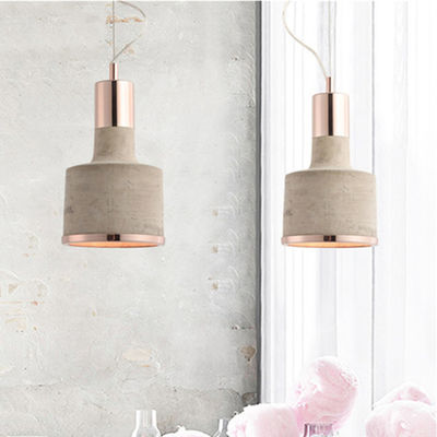 Vintage Wood Pendant Light Dining Room Viveca Cement Body Scandi-Industrial Style Pendant Light(WH-AP-350)