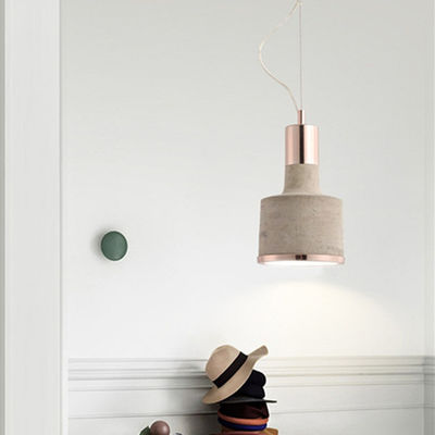 Vintage Wood Pendant Light Dining Room Viveca Cement Body Scandi-Industrial Style Pendant Light(WH-AP-350)