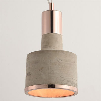 Vintage Wood Pendant Light Dining Room Viveca Cement Body Scandi-Industrial Style Pendant Light(WH-AP-350)