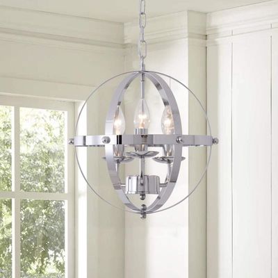 Spherical chandelier Chain Light Indoor Creative Metal Round Hanging Lamp Retro vintage chandelier(WH-VP-62)