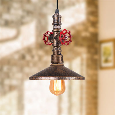 Loft Steampunk Pendant Lights Metal Water Pipe Lamp for Cafe Bar vintage pendant light(WH-VP-76)