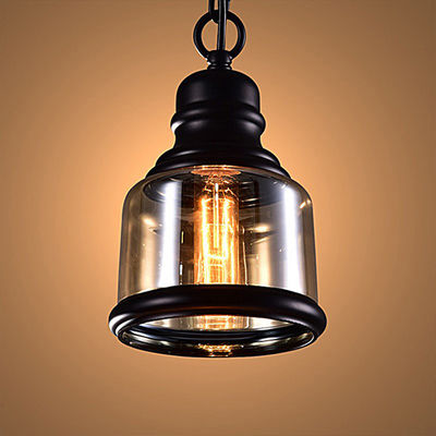 Vintage Loft Amber Glass Pendant Light Style Restaurant Bar Bed Room Glass Pendant lamp (WH-VP-79)