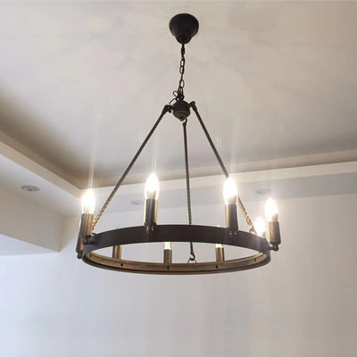 Vintage Chandelier Loft For Living Room Bedroom Kitchen Indoor LED Nordic Retro iron chandelier(WH-VP-80)