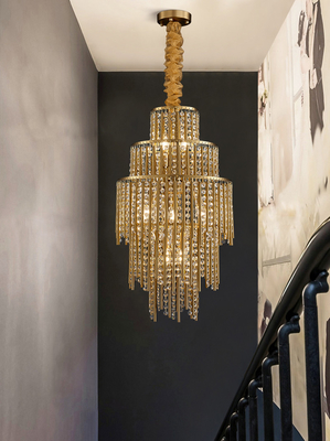 High Ceiling hotel lobby decoration large modern chandelier(WH-CY-208)