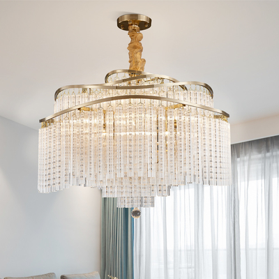 Round glass chandelier for living room dining room lounge chandelier(WH-CY-231)