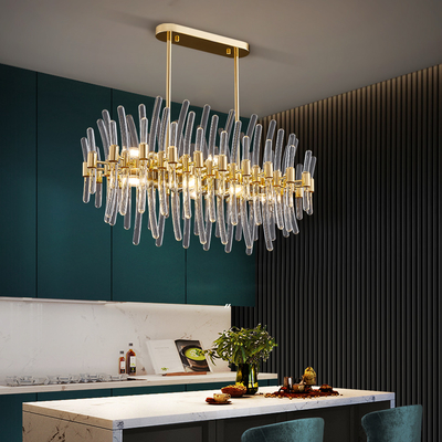 Led Glass Chandelier For Dining Room Kitchen Modern Home Decor led crystal chandelier(WH-CY-240)