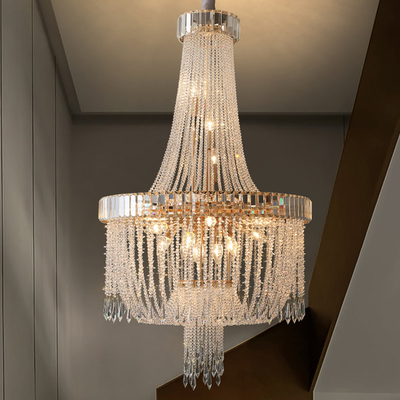 Led Crystal Chandelier Modern Living Room Hanging Lamp Luxury french empire crystal chandelier(WH-CY-245)