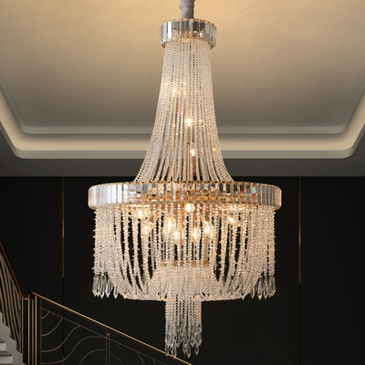 Led Crystal Chandelier Modern Living Room Hanging Lamp Luxury french empire crystal chandelier(WH-CY-245)