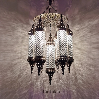 Retro Vintage Rustic Muslim Middle East Mosque Chandelier(WH-DC-30)