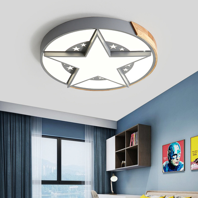 Modern flush mount ceiling light Boy room Kids room Stars Chandelier(WH-MA-173)