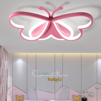 Butterfly Chandelier kids nordic children's room bedroom decor led lamp lights(WH-MA-175)