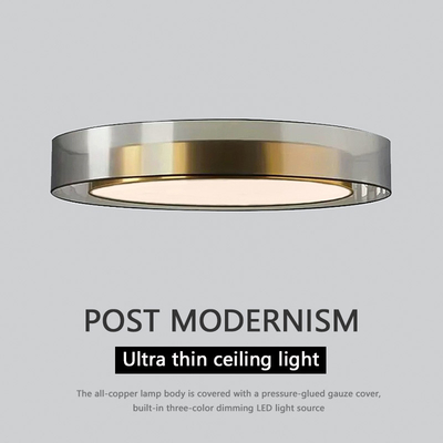 LED Ceiling Light All Copper Living Room Light Nordic Simple Room Round gold chandelier(WH-MA-188)