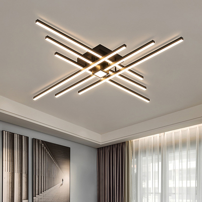 Modern household lamps atmospheric LED ceiling lamp minimalist linear chndelier(WH-MA-192)