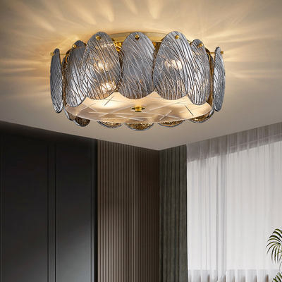 Ceiling chandelier for living room Leaf glass decorative celling lights modern celling lamp(WH-CA-64)