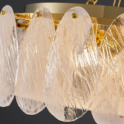 Ceiling chandelier for living room Leaf glass decorative celling lights modern celling lamp(WH-CA-64)