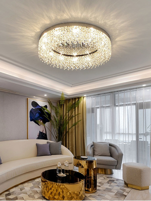 Living Room Ceiling Lamp Luxury Crystal Atmospheric Hall lounge lights(WH-CA-75)