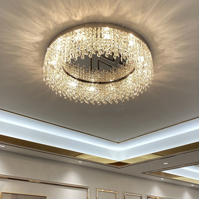 Living Room Ceiling Lamp Luxury Crystal Atmospheric Hall lounge lights(WH-CA-75)