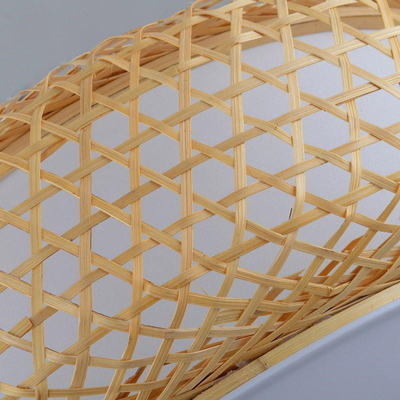 Bamboo Wicker Rattan Lantern Shade flush mount ceiling light(WH-WA-40)