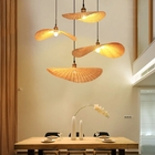 Chinese Hand Knitted Bamboo Pendant Lights Weaving Hanging Lamp Garden Restauran bamboo chandelier(WH-WP-26)