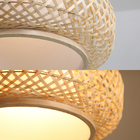 Hand-woven ceiling hanging lamps vintage Chinese style bamboo pendant lights(WH-WP-53)