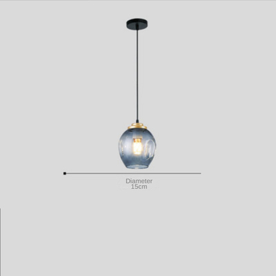 LED Pendant Lights Glass Living Room Light Fixture Dining Room Kitchen Hanging Lamp(WH-GP-66)