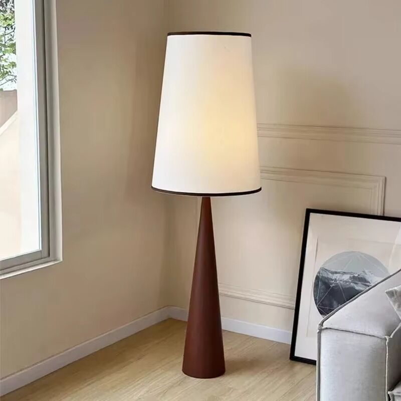 Bedroom Bedside Light Home Decoration Fabric Lamp Shade E27 Led Wabi Sabi Floor Lamps(WH-MFL-184)