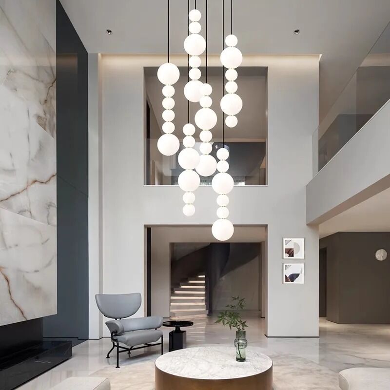 Nordic home decor dining room Pendant lamp lights Staircase Chandelier(WH-NC-172)