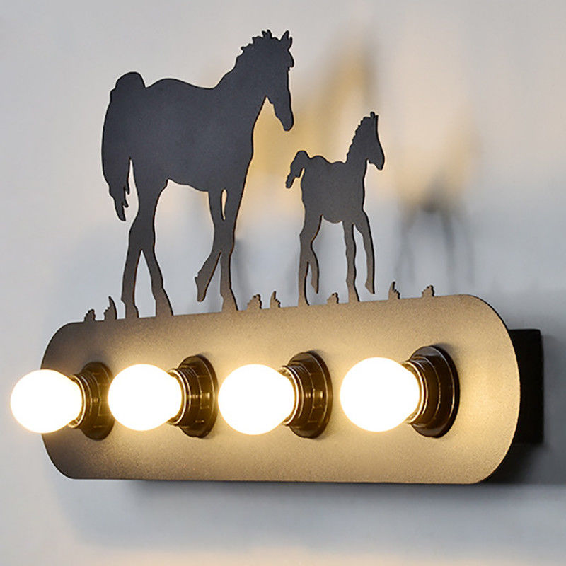 American country restaurant Fashion creative industrial led indoor wall lamps （WH-VR-75)