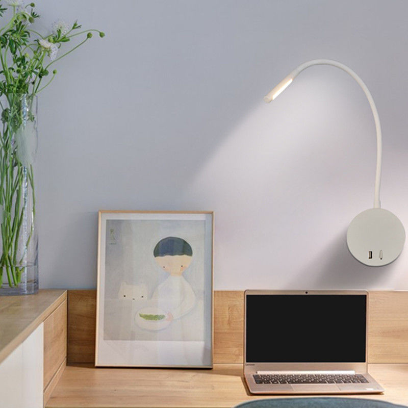 led wall lights switch light lighting for room bedside Study room night flexible wall light （WH-OR-130)