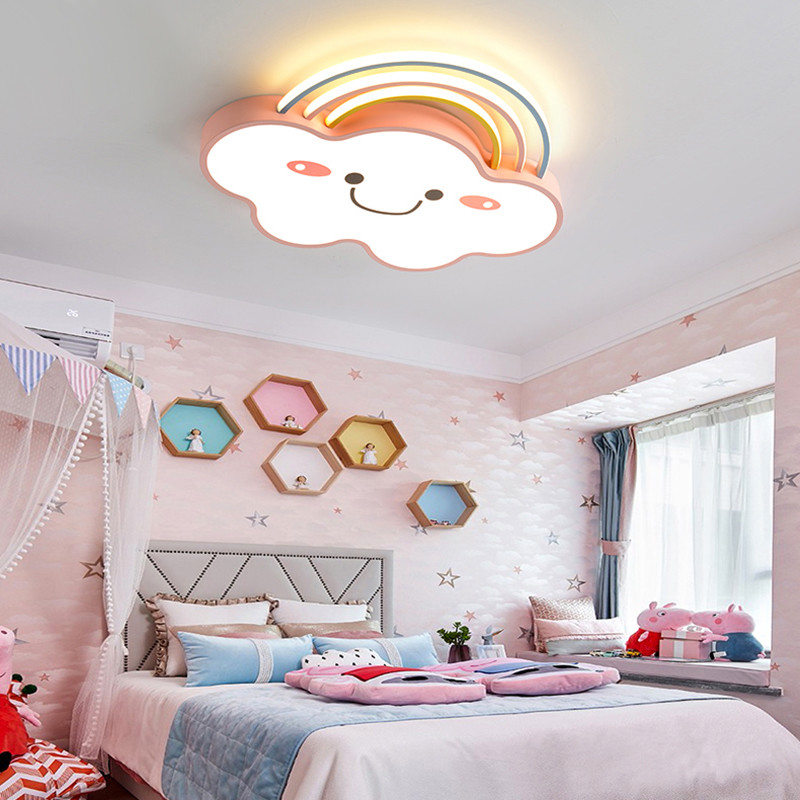 Baby children's room kids bedroom decor led lamp lights Clound Chandelier(WH-MA-170)