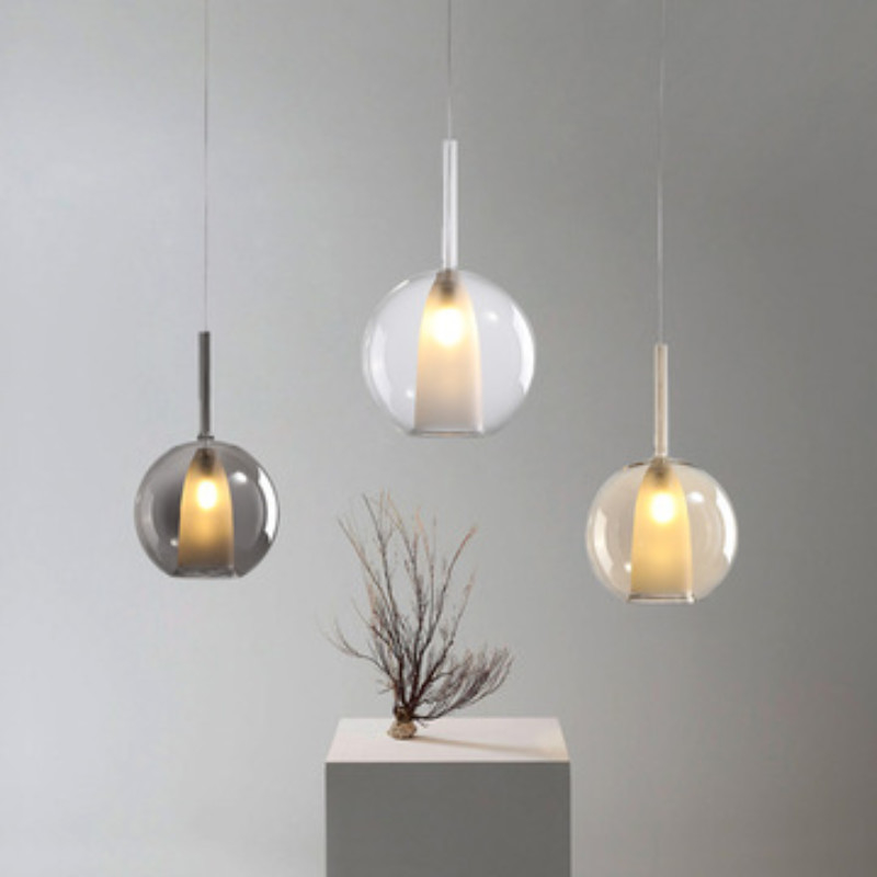 LED Hanging Lamps Home Decoration Pendant Lights Living Room Glass Light Fixtures(WH-GP-63)