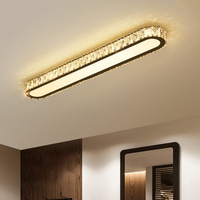 Luces de techo de cristal led comedor lujo luz de techo de plata sala de estar LED lámparas de techo ((WH-CA-108)